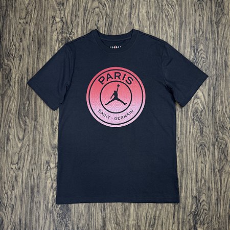 Camiseta Nike Jordan x PSG Preta