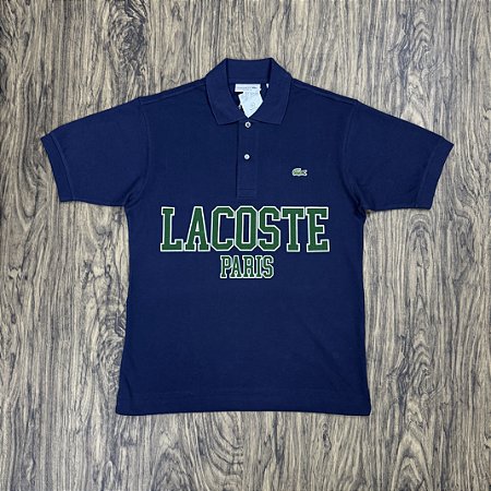Polo Lacoste Paris Classic Fit PH7419 Azul Marinho