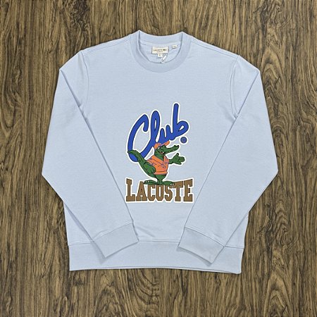 Moletom Lacoste Club Azul Bebê
