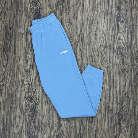 Calça Puma Basic Azul Bebê Moletom