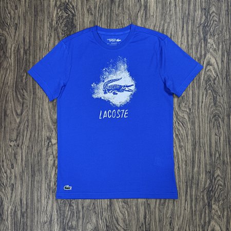 Camiseta Lacoste Sport UltraDry TH8917 Azul Royal