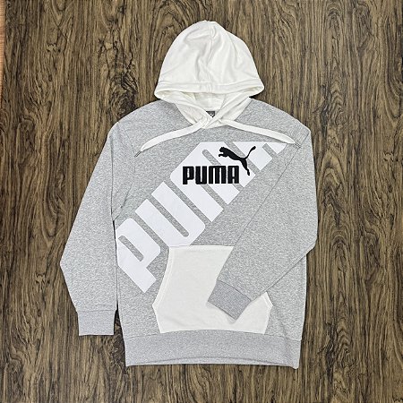 Moletom Puma Big Logo Cinza