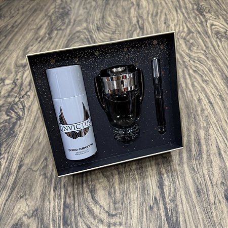 Kit Perfume Paco Rabanne Invictus Masculino Eau De Toilette 100ML