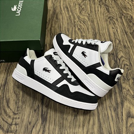 Tênis Lacoste T-Clip Branco/Preto