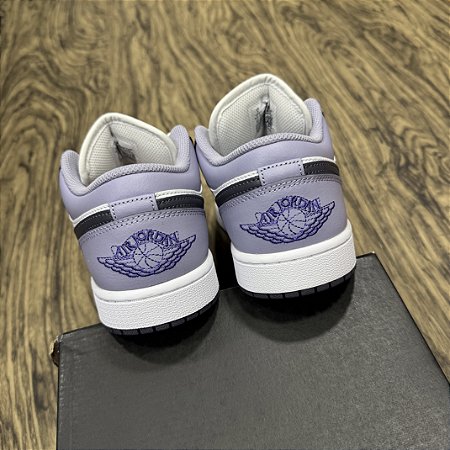 Nike Air Jordan 1 Low パープル/ホワイト Tênis Nike Air Jordan 1 Low White Purple - Top Store