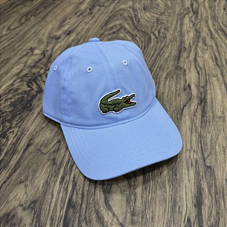 Boné Lacoste Big Croc 2025 Azul Bebê