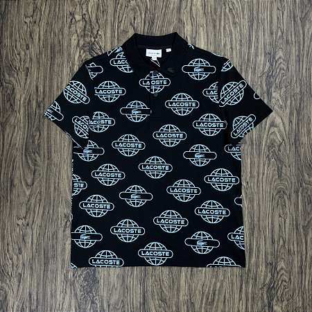 Polo Lacoste World PH1175 Preta