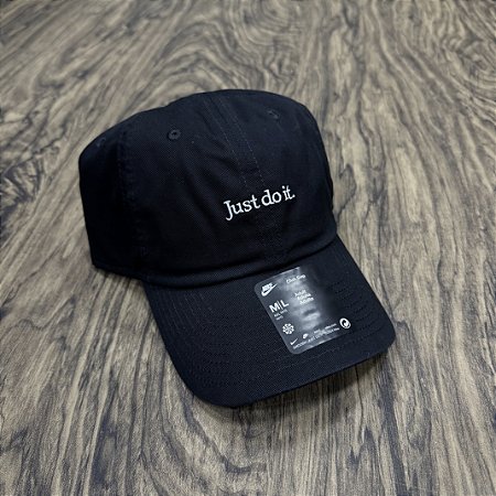 Boné Nike Club Just do It Preto