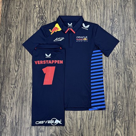 Polo Red Bull Racing Verstappen Azul Marinho