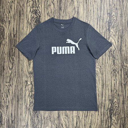 Camiseta Puma Big Logo Chumbo