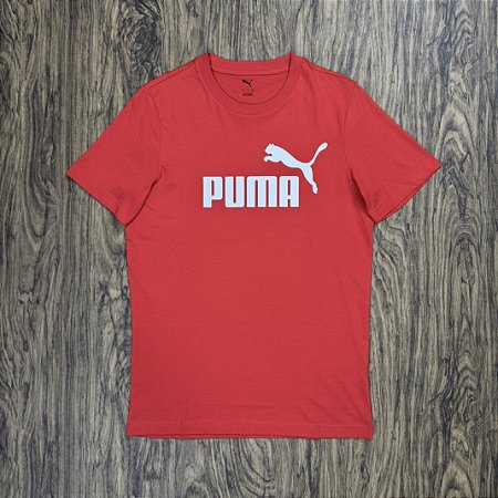 Camiseta Puma Big Logo Vermelha