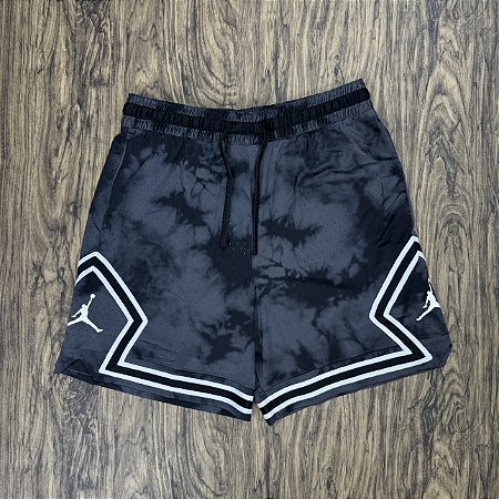 Short Nike Air Jordan Dri-Fit Preto com Cinza