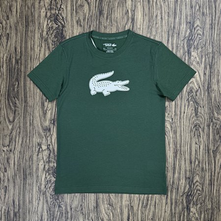 Camiseta Lacoste Big Logo TH2042 Verde