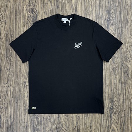 Camiseta Lacoste Paris TH5948 Preta
