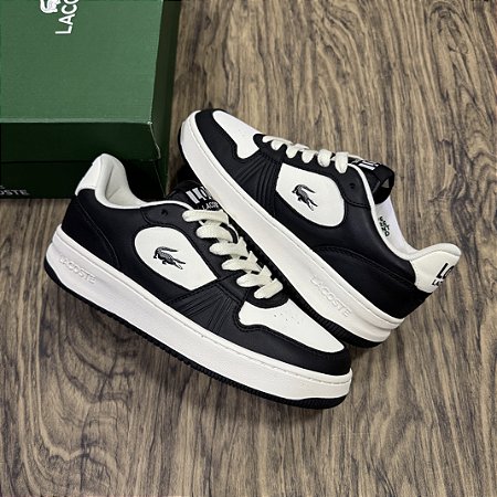 Tênis Lacoste L001 SET Preto com Branco