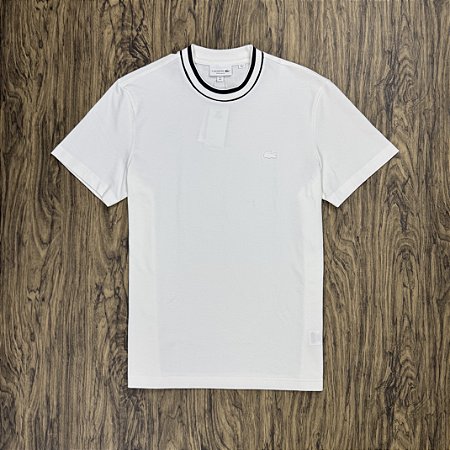 Camiseta Lacoste Paris TH8174 Branca