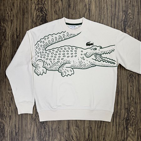 Moletom Lacoste Big Logo Off-White SH8248