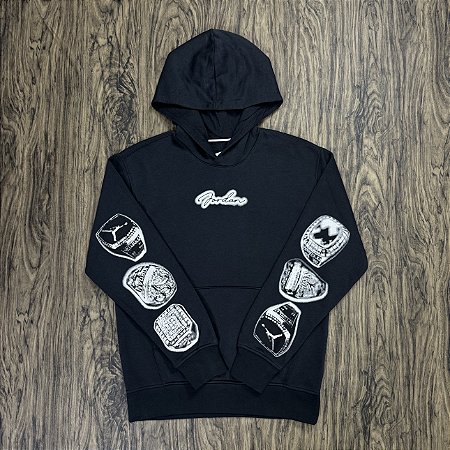 Moletom Nike Air Jordan MVP Rings Preto