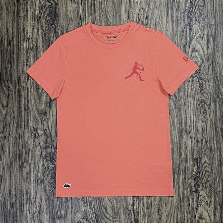 Camiseta Lacoste x Djokovic 2025 Salmão