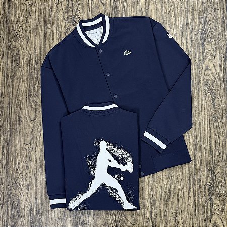Jaqueta Lacoste Bomber X Novak Djokovic Azul