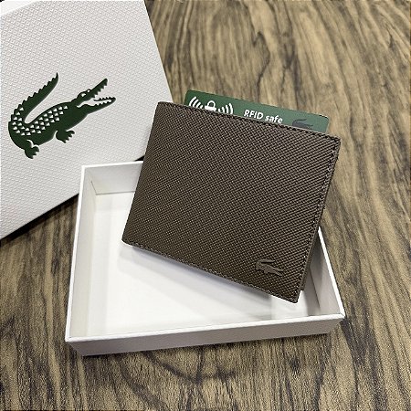 Carteira Lacoste Marrom NH1112