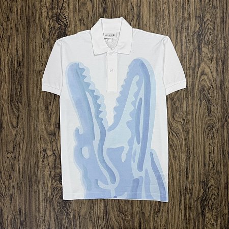 Polo Lacoste Big Logo PH2194 Branca