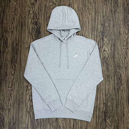 Moletom Nike Club Sportswear Cinza 2026