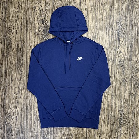 Moletom Nike Club Sportswear Azul Marinho