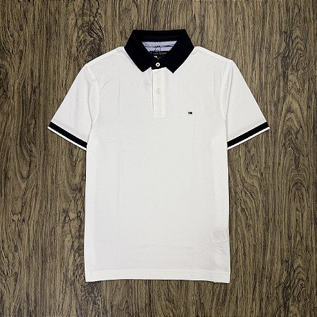Polo Tommy Hilfiger 78A6535 Branca