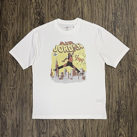 Camiseta Nike Air Jordan Comic Branca