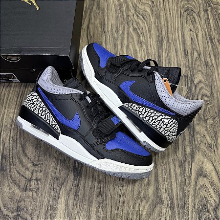 Tênis Nike Air Jordan Legacy 312 Low Black Royal