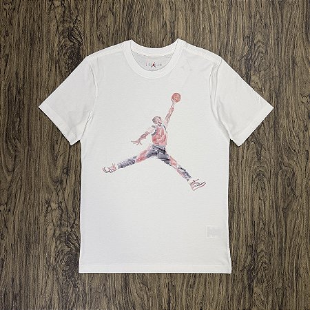 Camiseta Nike Air Jordan "Painting" Branca