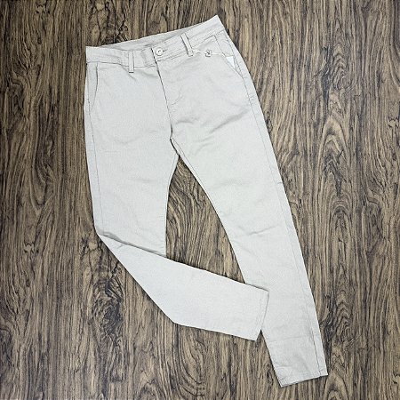 Calça City Denim Alfaiataria Areia 26003
