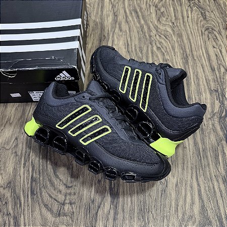 Tênis Adidas Megaride Preto com Verde