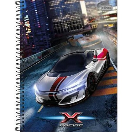 Caderno Cd Universitário X-Racing 1m 80fl
