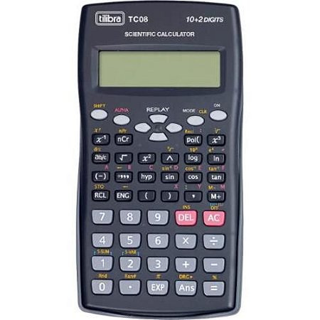 Calculadora Científica 240 funções TC08 Preta