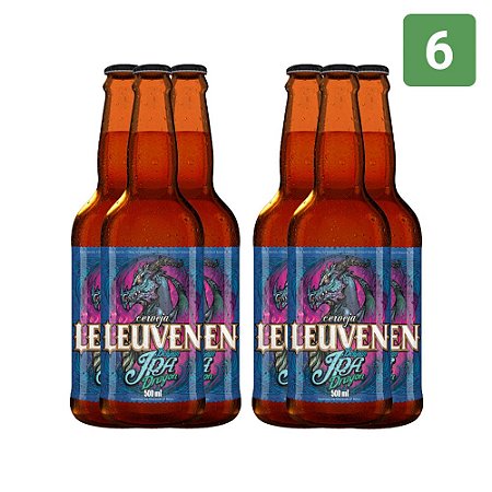 Pack 6 Cervejas Leuven Belgian IPA Dragon (500ml)