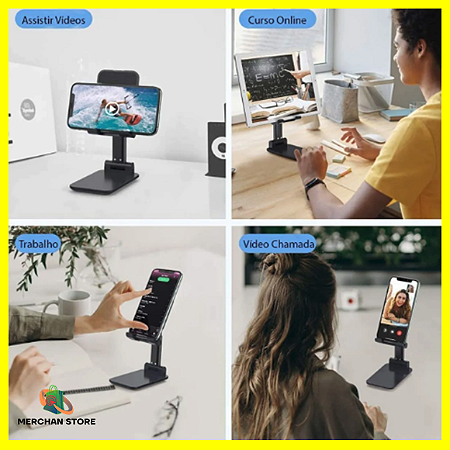Suporte Celular Ergonomico Dobrável Universal