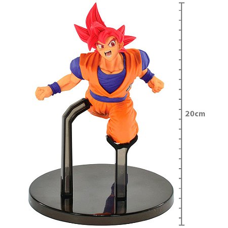 Figure Bandai Dragon Ball Super - Goku Super Sayajin God - Mango Importados  l Tudo pra fazer você feliz =)