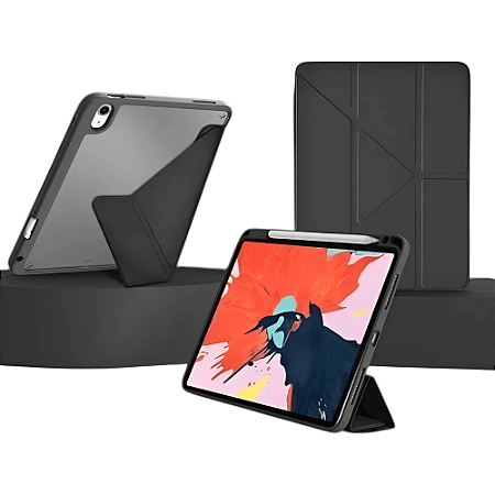 Capa Wiwu para iPad - 10.2 | 10.5" - Origami - Preta