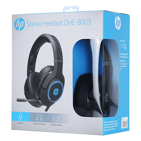 Headset Gamer HP DHE 8003 USB