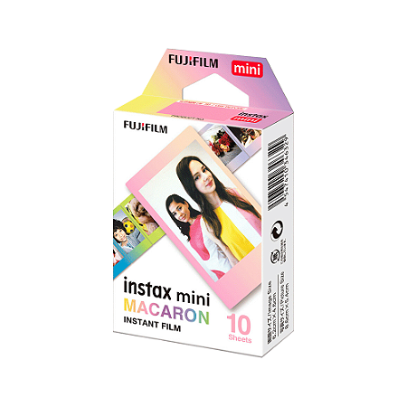 Kit Filmes Fujifilm Instax Mini Macaron 10 Fotos