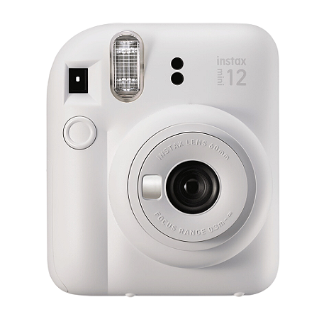 Câmera Fotográfica Instax Mini 12, Fujifilm Polaroid, Branca