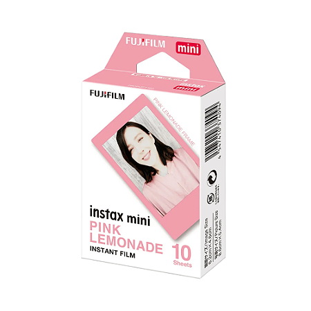 Filme Instantâneo Fujifilm Instax Mini Pink Lemonade - 10 Unidades