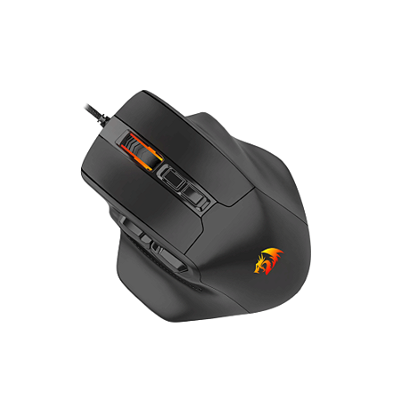 Mouse Gamer Redragon Bullseye, 12400 DPI, USB, 7 Botões - M806-RGB Preto