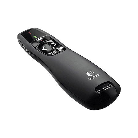 Controle Apresentador Sem Fio Logitech R400 Wireless - Preto