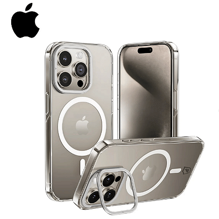 Capa MagSafe Crystal Armor Stand - NÃO AMARELA - APPLE - Gshield