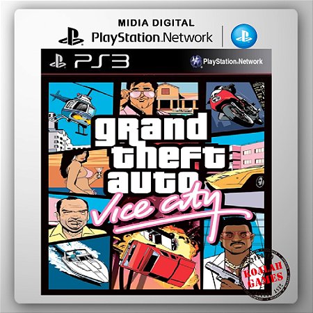 Grand Theft Auto Vice City Classico Ps2 Jogo Digital Ps3