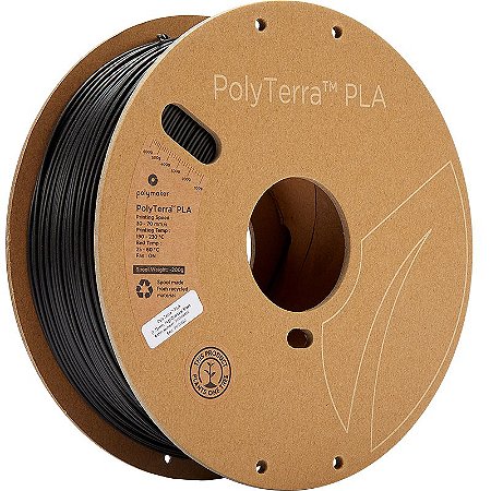 Polyterra PLA Charcoal Black 1,75mm 1Kg