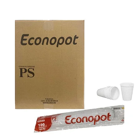Copo Econopot 180ml Cx Com 2.500 Unidades